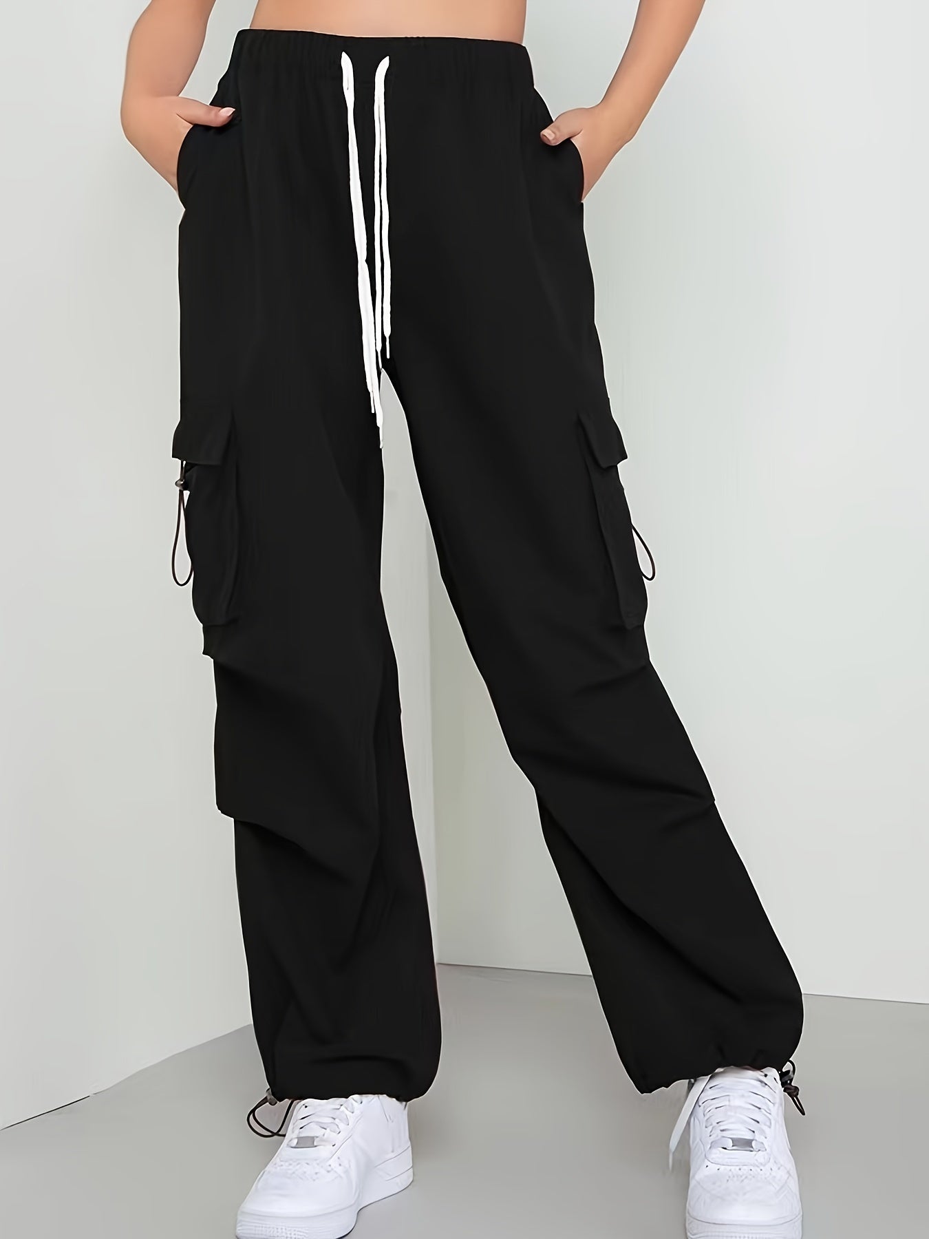  Y2K Drawstring Cargo Trousers