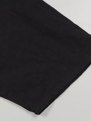  Solid Loose Fit Tee & Split Pants Outfit Set
