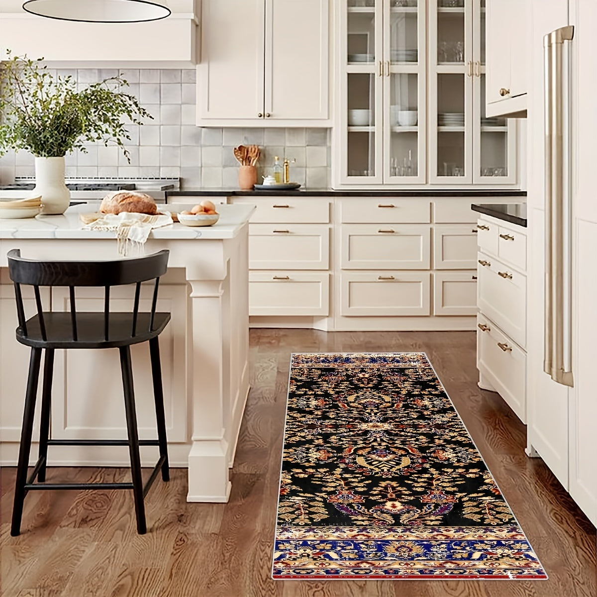 Soft Kitchen Rug Waterproof Non Slip Runner Bedside Rug Absorbent Washable