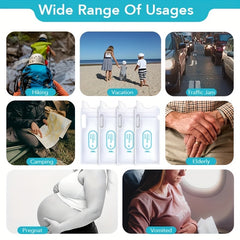 4pcs 700ML Portable Camping Urinal Bags Emergency Toilet Use