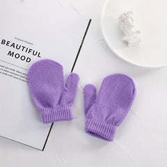 Children's Knitted Gloves Warm Mittens Soft Coldproof Gloves