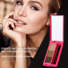 Eyebrow Stamp Stencils Kit One-Step Brows Powder Makeup Seal Eyebrow Powder