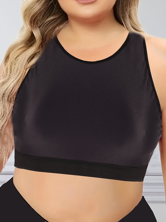  Sports Bra Women's Plus High Impact Racer Back
