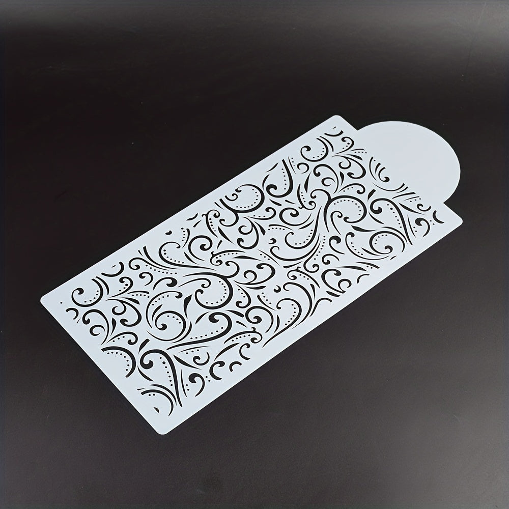 Wave Pattern Cake Stencil 27x14cm Cake Decorating Stencils