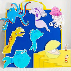Hoojojo Pout Pout Fish Felt Teaching Apron Set