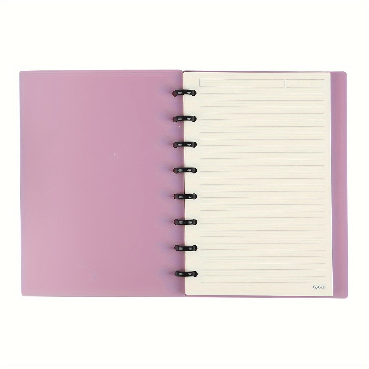 Junior Discbound Notebook Poly Cover 60 Sheets Ruled Pages
