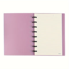 Junior Discbound Notebook Poly Cover 60 Sheets Ruled Pages