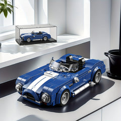 Vintage Car Model Building Toy Set with Dust Cover