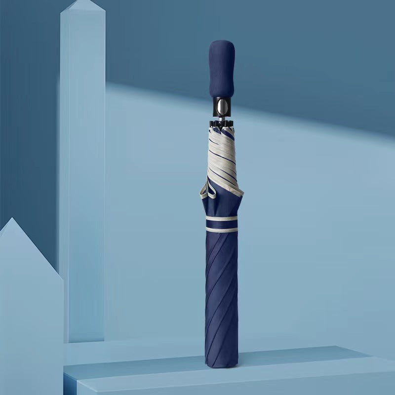Double Folded Golf Umbrella Windproof Stormproof