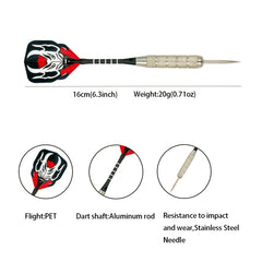 3pcs Professional Steel Tip Dart Set for Dart Lover Player