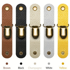 2Pcs Leather Hat Clip Bag Holder for Handbag Backpack Luggage