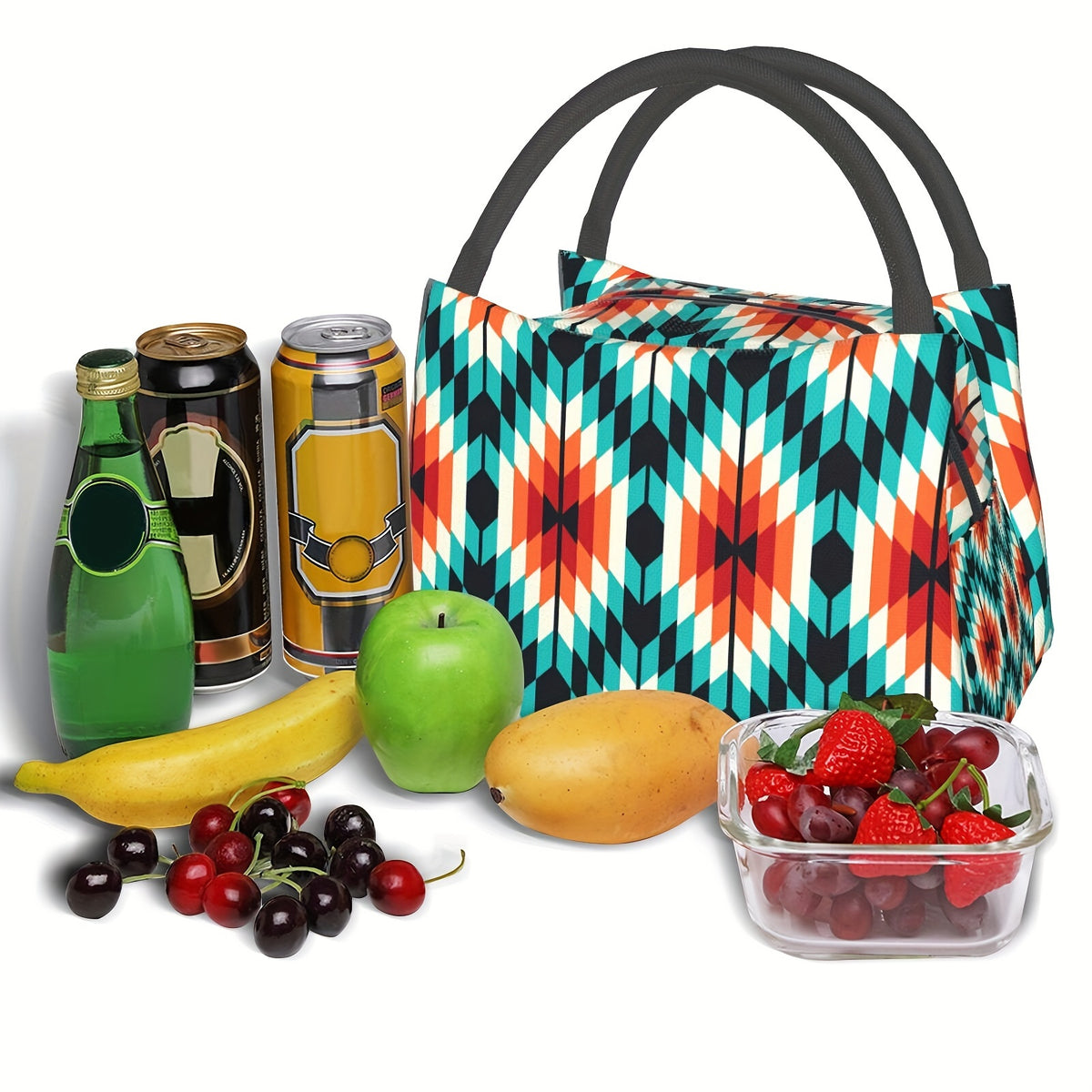 Portable Insulated Lunch Bag for Outdoor Use