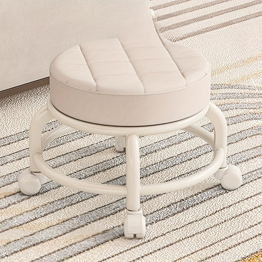 Universal Pulley Low Stool Movable Round Chiar Household Furniture