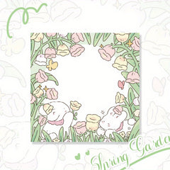 Spring Garden Series Sticky Notes 100 Sheets 13.5x9.5cm