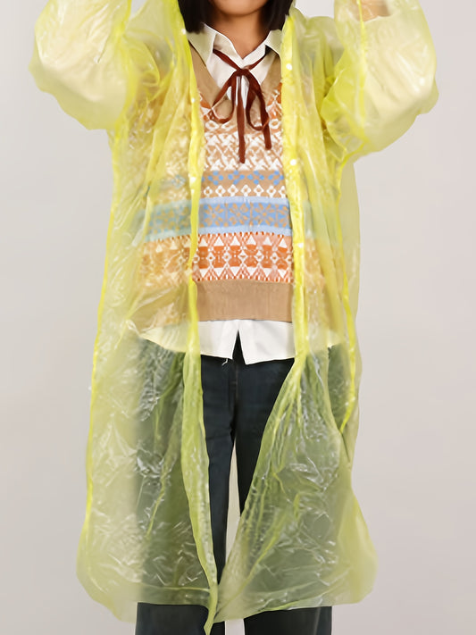 Disposable Raincoat for Outdoor Sports Women's Activewear