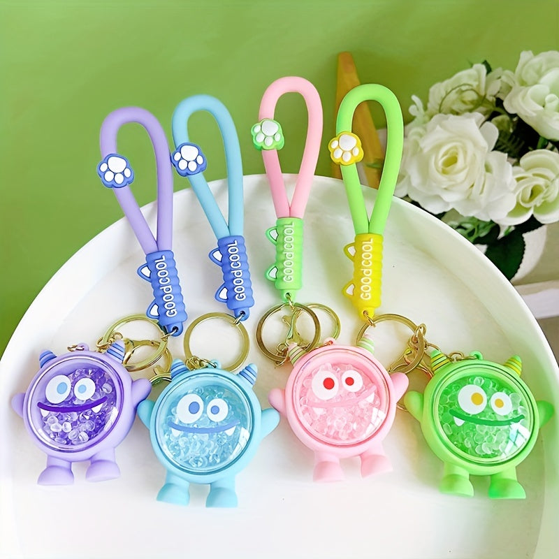 Cartoon Doll Pendant Keychain Car Keychain Wristlet Strap Hand Wrist Key Ring