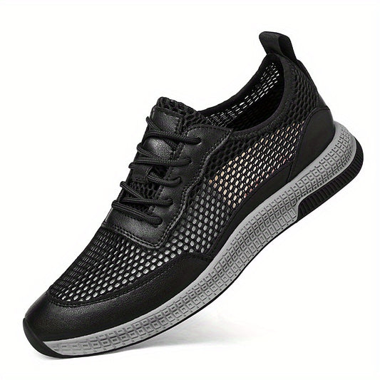 Men's Lace up Sneakers Casual Walking Shoes Comfortable