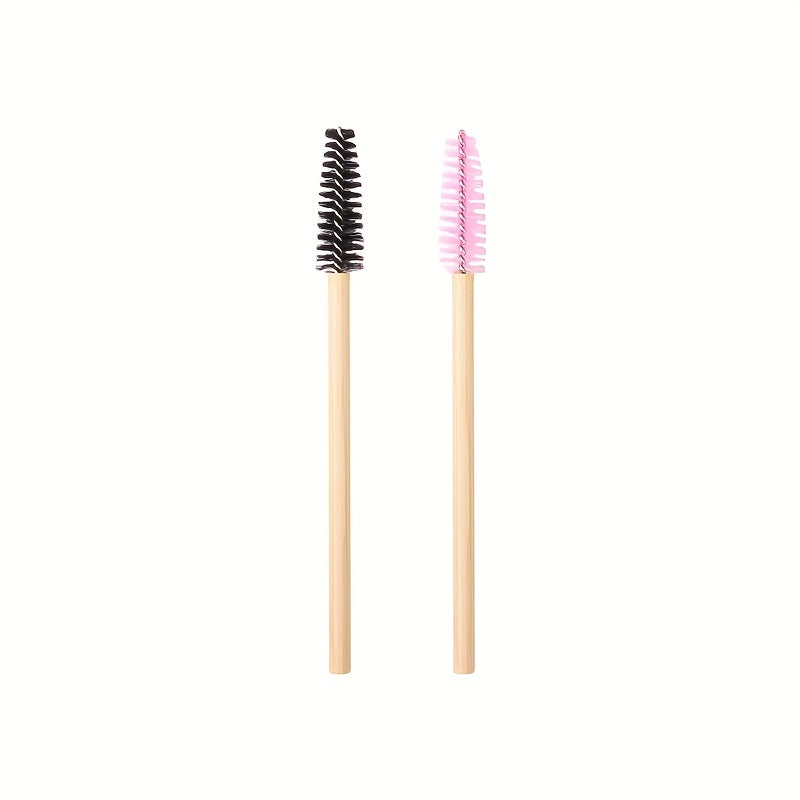 10pcs Eyelash Mascara Brushes Wands Applicator Mini Nylon Brush Set