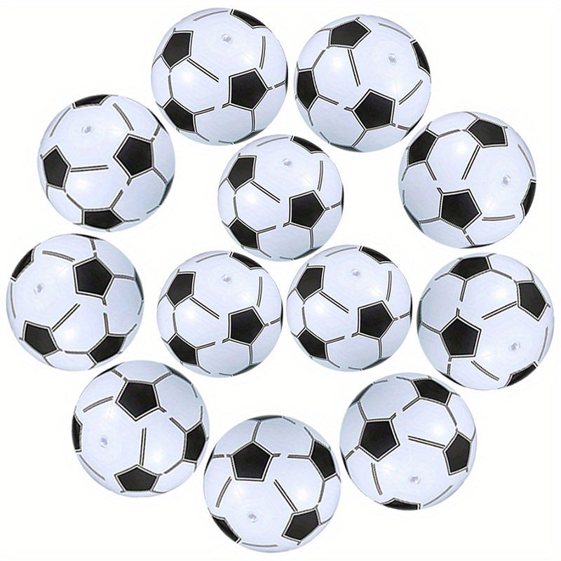 12pcs Inflatable Soccer Ball Beach Garden Party Carnival Gift