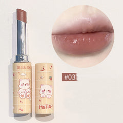 6-Color Mirror Glow Lipstick Jelly Tinted Lip Balm