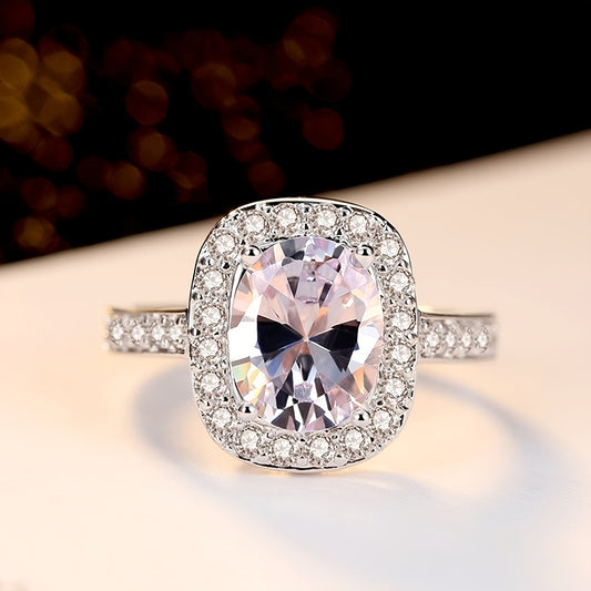 Zircon Wedding Women's Open Ring