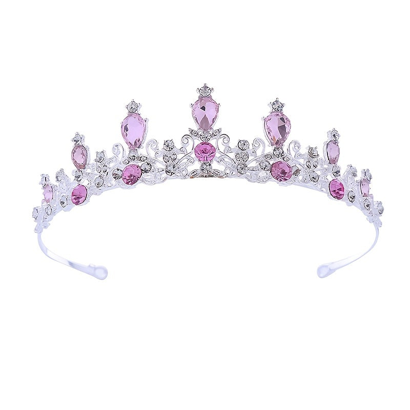 Girls Birthday Tiara Princess Crown Hair Accessory