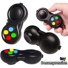 Fidget Controller for Stress Relief with Fingertip Pad & Handle