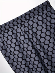  Dot Print High Rise Trousers