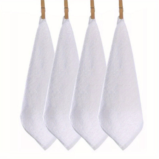 8pcs Cotton Wash Cloth 11.81 X 11.81 Inch Soft Handerchief Ultra Absorbent