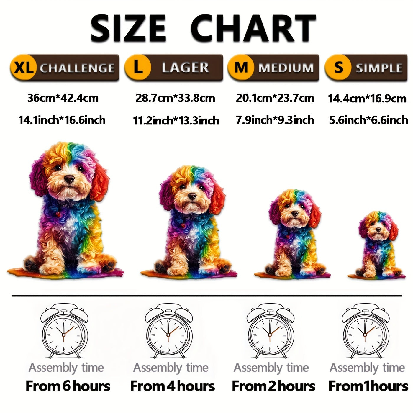 Animal Shaped Wooden Puzzle Brain Teaser
