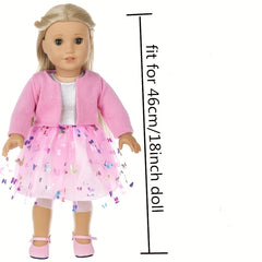 Dress Coat Doll Clothes Fit for 43 45 Doll Not Include Doll And Shoes