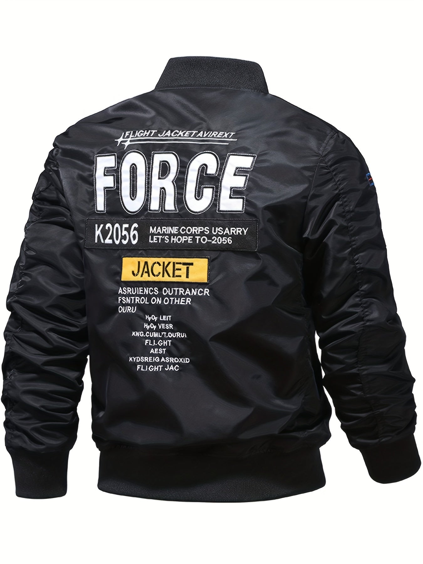 Men's Slim Fit Zip Up Jacket Windproof Motorcycle Jacket