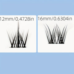 Segmented Little Devil False Eyelashes for Enlarged Eyes