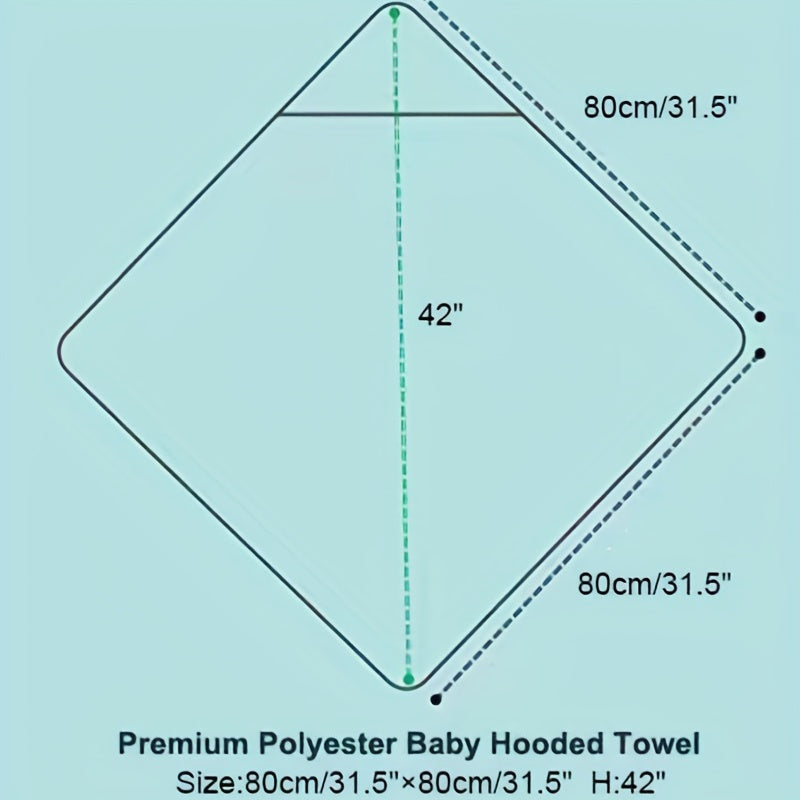 Hooded Bath Towel for Infants and Toddlers