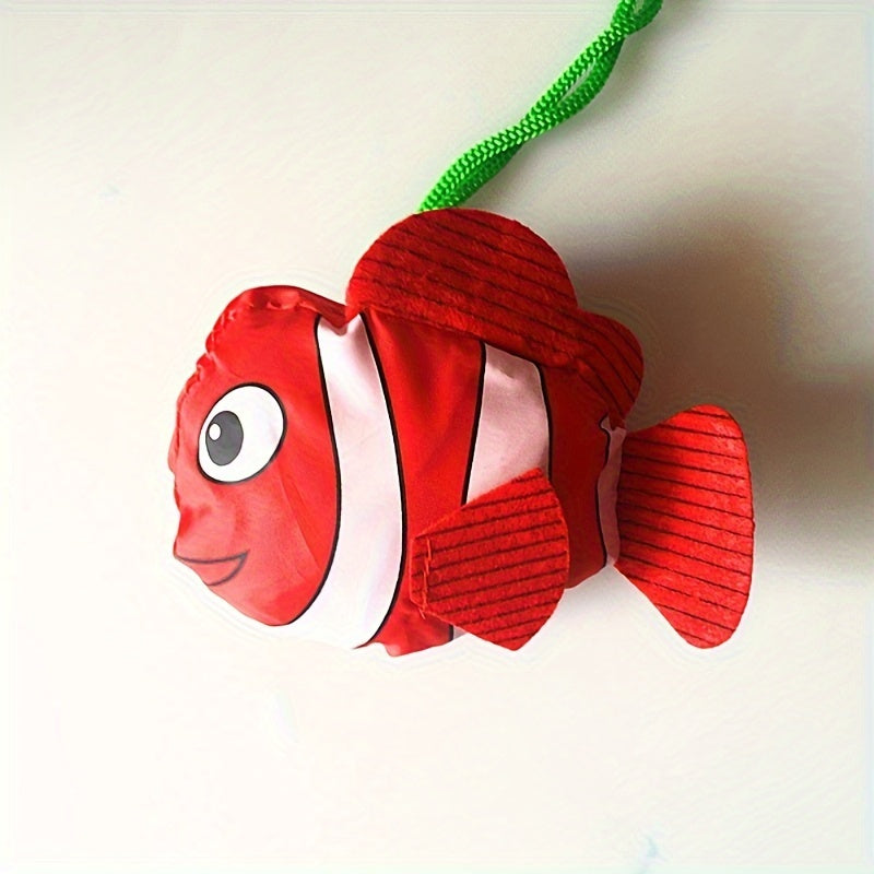 Hot Little Fish Reusable Folding Shopping Bag Travel Grocery Bags Tote