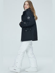 Women's Outdoor Adventure Jacket Waterproof Windproof Hooded Ski Suit