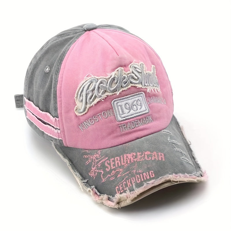 Mens Embroidered Baseball Cap in Multiple Colors