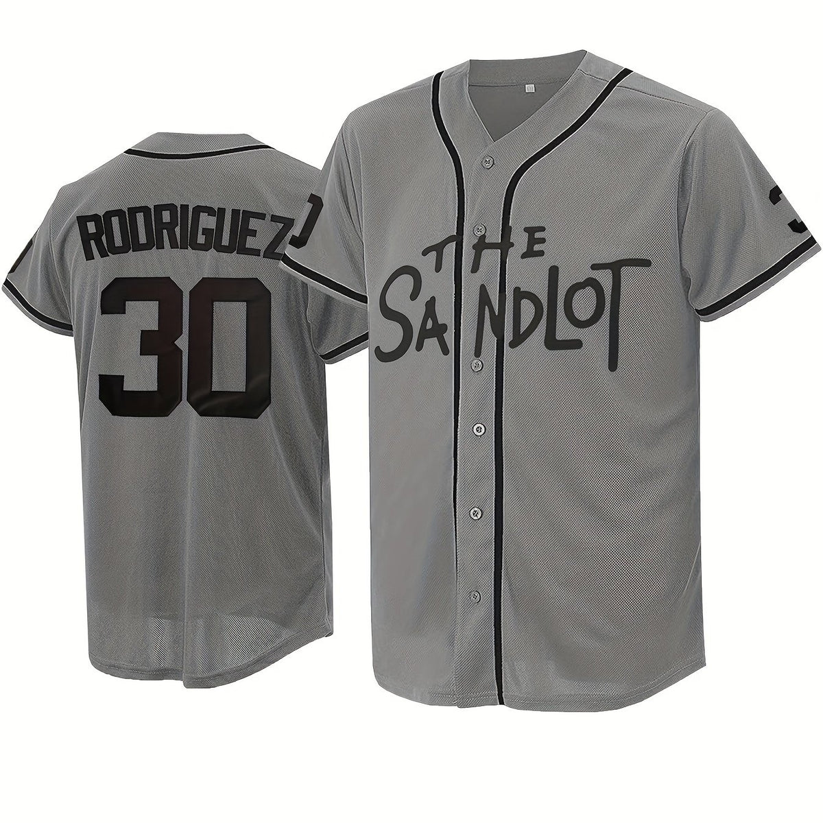 Men's 30 Classic Baseball Jersey Retro Baseball Shirt Slightly Stretch