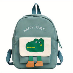 Cartoon Crocodile Kindergarten Bag Boys And Girls Schoolbag