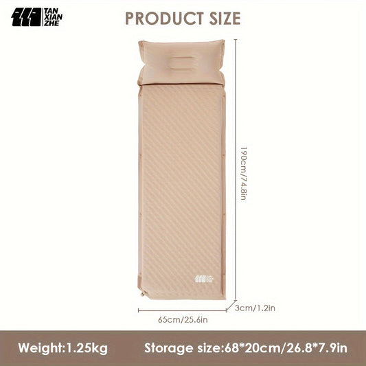 Inflatable Mattress Single Sleeping Mat for Camping