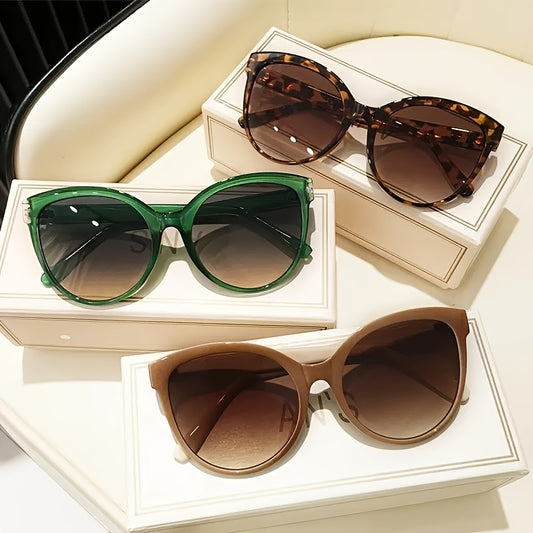 Cat Eye Sunglasses Oversize Frame Glasses UV Protection
