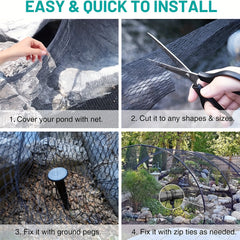 Pond Netting Pool Net Anti Bird Net Garden Net Mesh Net Cover For Leaves