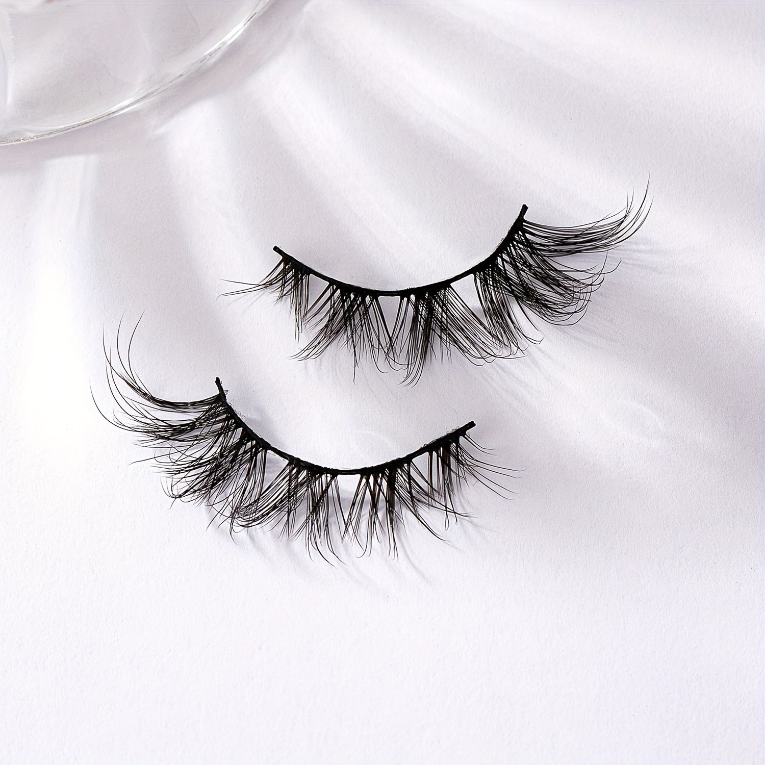 Soft Fluffy Cat Eye False Eyelashes 3D Curling Lashes Natural Look