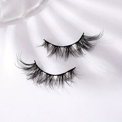 Soft Fluffy Cat Eye False Eyelashes 3D Curling Lashes Natural Look