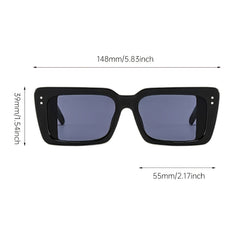 Thick Frame Sunglasses Women's Leopard Block Shades Golf Eyewear