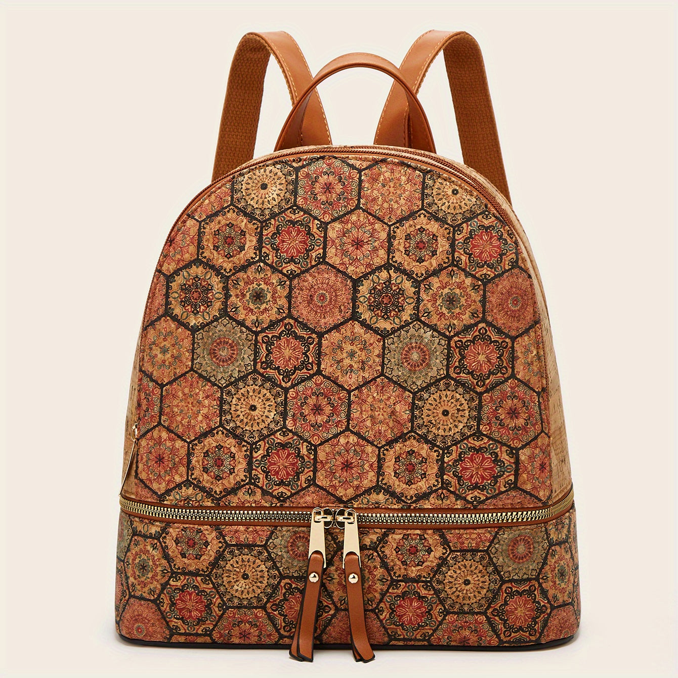 Women's Printed Backpack Travel Bag Large Capacity