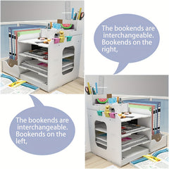 Desktop Organizer Storage Shelf for Office Supplies