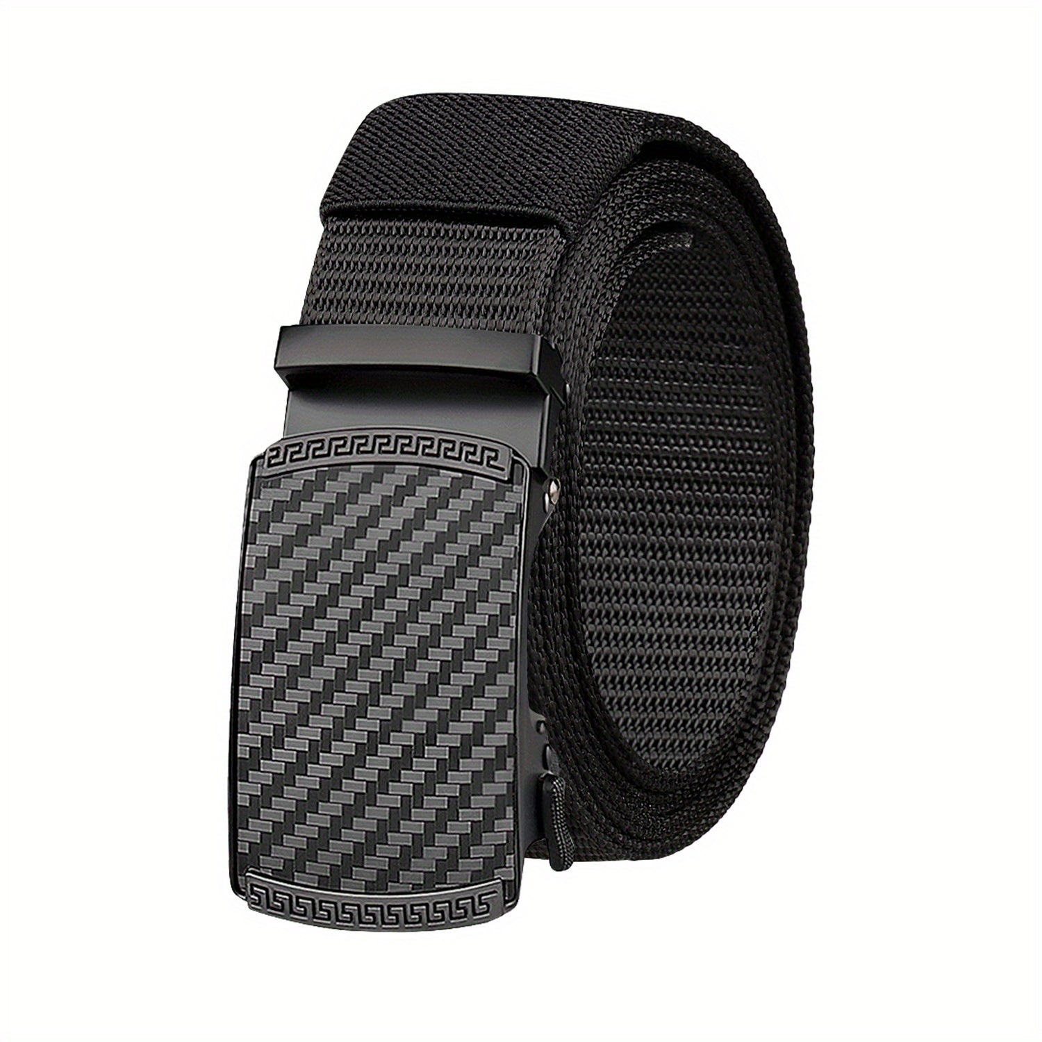 Men's Canvas Belt Automatic Buckle Belt Casual Jeans Belt