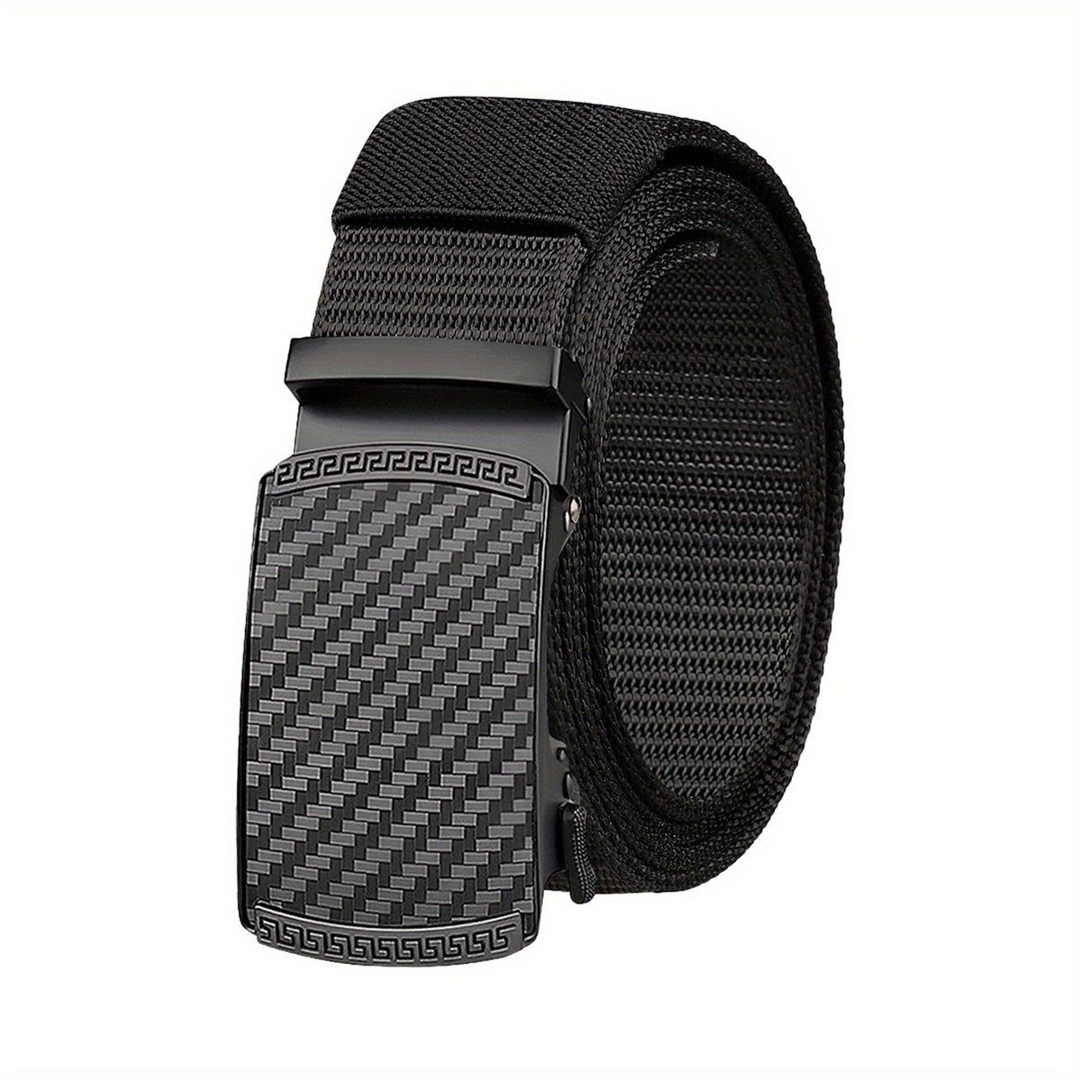 Men's Canvas Belt Automatic Buckle Belt Casual Jeans Belt