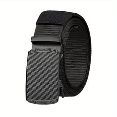 Men's Canvas Belt Automatic Buckle Belt Casual Jeans Belt